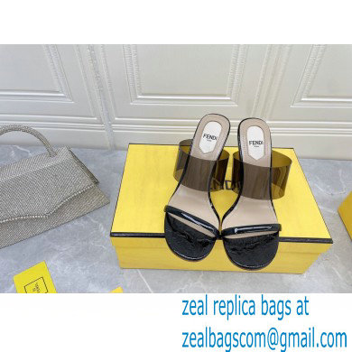 Fendi First Heel 9.5cm PVC TPU High-heeled Sandals 06 2022 - Click Image to Close