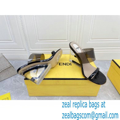 Fendi First Heel 9.5cm PVC TPU High-heeled Sandals 06 2022 - Click Image to Close