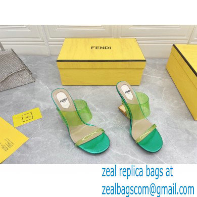 Fendi First Heel 9.5cm PVC TPU High-heeled Sandals 07 2022 - Click Image to Close