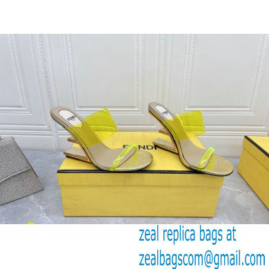 Fendi First Heel 9.5cm PVC TPU High-heeled Sandals 09 2022