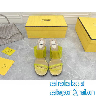 Fendi First Heel 9.5cm PVC TPU High-heeled Sandals 09 2022 - Click Image to Close