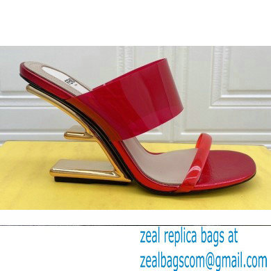 Fendi First Heel 9.5cm PVC TPU High-heeled Sandals 11 2022