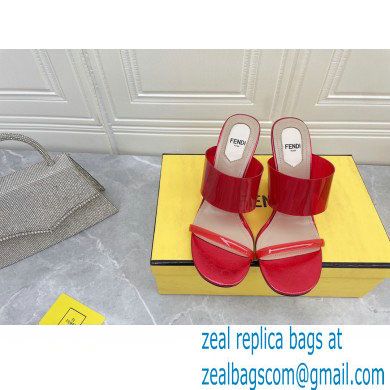 Fendi First Heel 9.5cm PVC TPU High-heeled Sandals 11 2022 - Click Image to Close