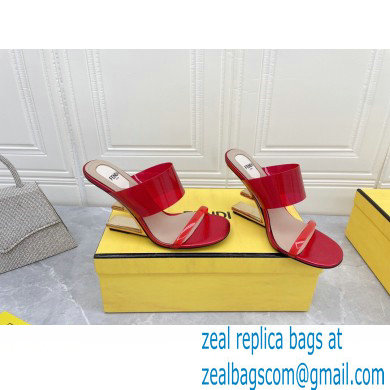 Fendi First Heel 9.5cm PVC TPU High-heeled Sandals 11 2022 - Click Image to Close