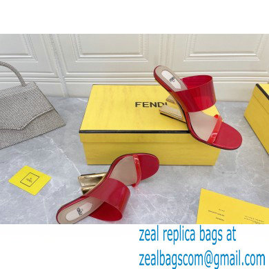 Fendi First Heel 9.5cm PVC TPU High-heeled Sandals 11 2022