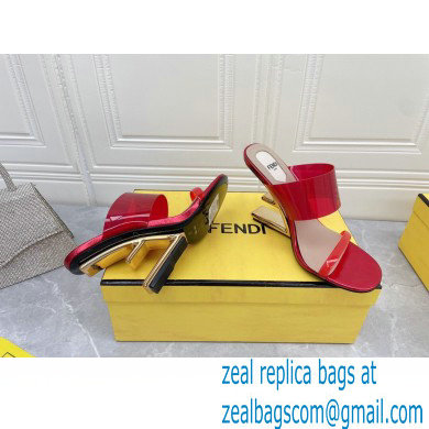 Fendi First Heel 9.5cm PVC TPU High-heeled Sandals 11 2022