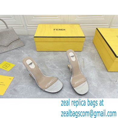 Fendi First Heel 9.5cm PVC TPU High-heeled Sandals 12 2022 - Click Image to Close