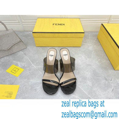 Fendi First Heel 9.5cm PVC TPU High-heeled Sandals 13 2022