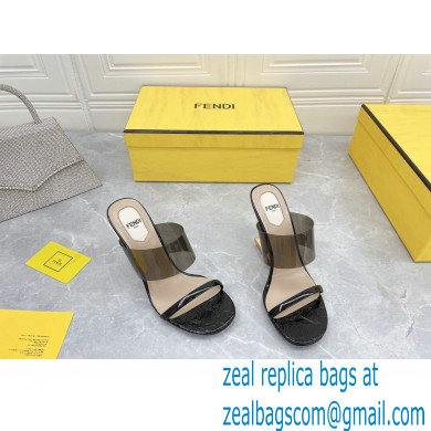 Fendi First Heel 9.5cm PVC TPU High-heeled Sandals 13 2022