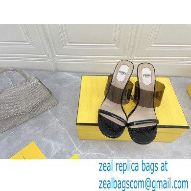 Fendi First Heel 9.5cm PVC TPU High-heeled Sandals 13 2022