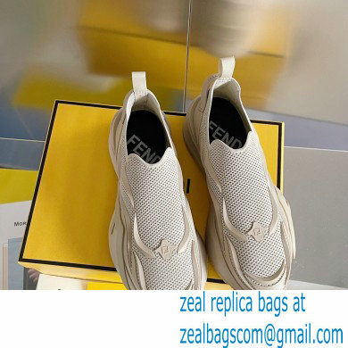 Fendi Flow mesh running Sneakers Beige 2022 - Click Image to Close