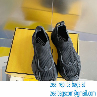 Fendi Flow mesh running Sneakers Black 2022 - Click Image to Close