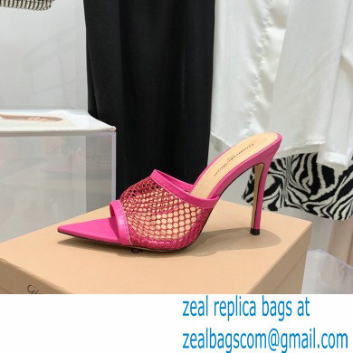 Gianvito Rossi Heel 10.5cm Alisa Mules Fuchsia 2022