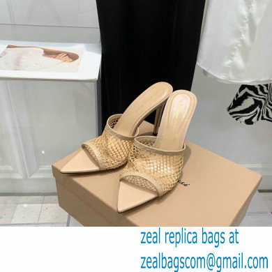 Gianvito Rossi Heel 10.5cm Alisa Mules Nude 2022 - Click Image to Close