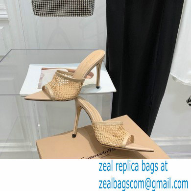 Gianvito Rossi Heel 10.5cm Alisa Mules Nude 2022