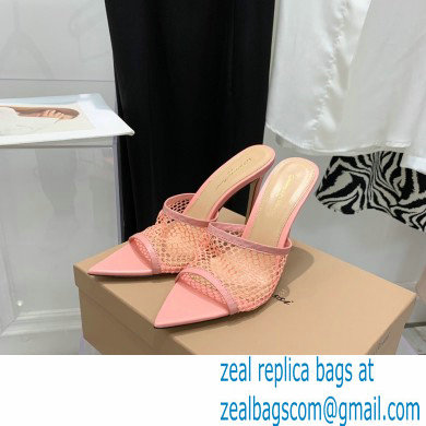 Gianvito Rossi Heel 10.5cm Alisa Mules Pink 2022