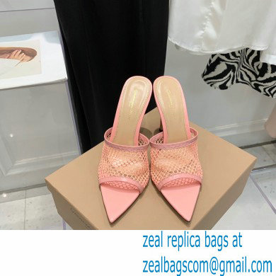 Gianvito Rossi Heel 10.5cm Alisa Mules Pink 2022