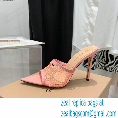 Gianvito Rossi Heel 10.5cm Alisa Mules Pink 2022