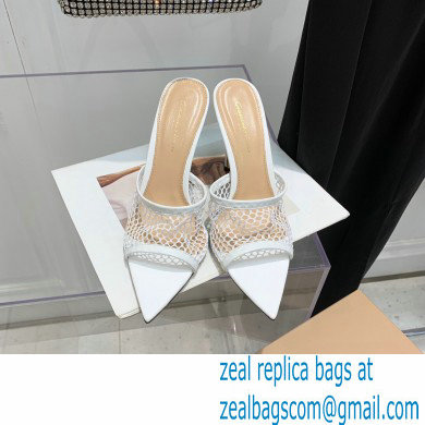 Gianvito Rossi Heel 10.5cm Alisa Mules White 2022