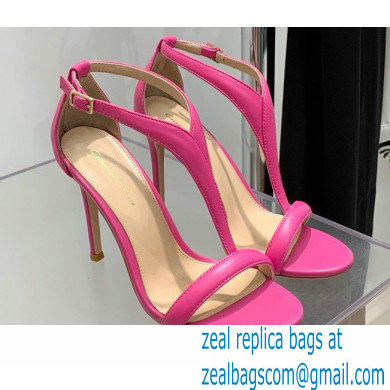 Gianvito Rossi Heel 10.5cm Eiko Stiletto Leather Sandals Fuchsia 2022