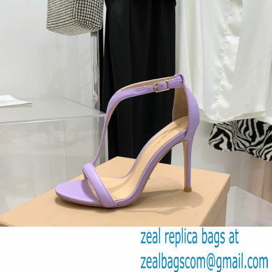 Gianvito Rossi Heel 10.5cm Eiko Stiletto Leather Sandals Lilac 2022 - Click Image to Close