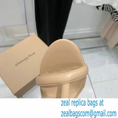 Gianvito Rossi Heel 10.5cm Eiko Stiletto Leather Sandals Nude 2022 - Click Image to Close