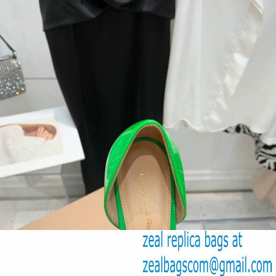 Gianvito Rossi Heel 10.5cm TPU BREE Plexi Sandals PVC Green 2022 - Click Image to Close