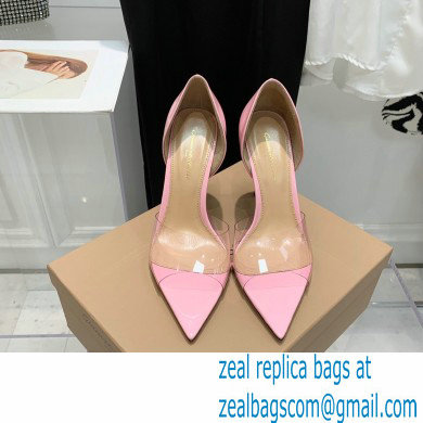 Gianvito Rossi Heel 10.5cm TPU BREE Plexi Sandals PVC Pink 2022 - Click Image to Close