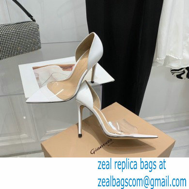 Gianvito Rossi Heel 10.5cm TPU BREE Plexi Sandals PVC White 2022