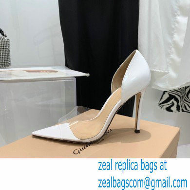 Gianvito Rossi Heel 10.5cm TPU BREE Plexi Sandals PVC White 2022