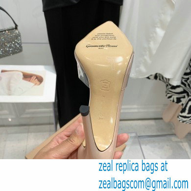 Gianvito Rossi Heel 10.5cm TPU Plexi ELLE Mules PVC Nude 2022