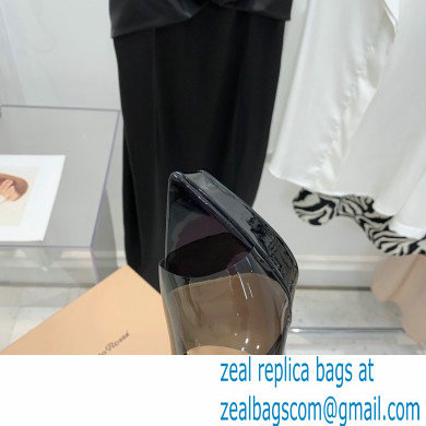 Gianvito Rossi Heel 13.5cm Platform 3cm TPU Plexi BETTY Mules PVC Black 2022