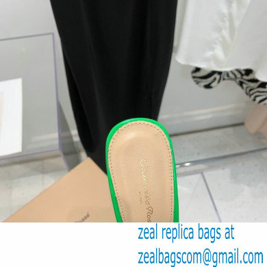 Gianvito Rossi Heel 13.5cm Platform 3cm TPU Plexi BETTY Mules PVC Green 2022 - Click Image to Close