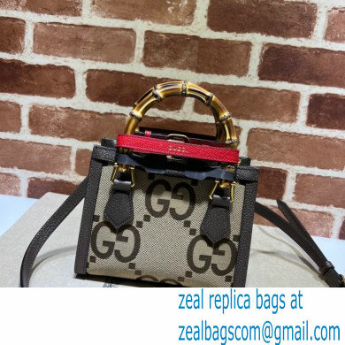 Gucci Diana Jumbo GG Mini Tote Bag 702732 - Click Image to Close