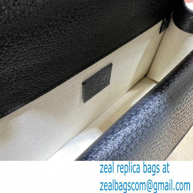 Gucci Dionysus Small Shoulder Bag 499623 Washed GG Denim Black - Click Image to Close
