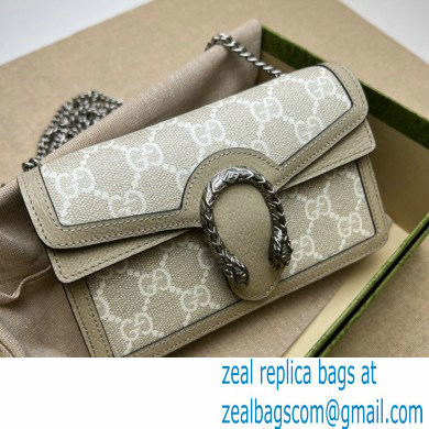 Gucci Dionysus Super Mini Bag 476432 GG Canvas Oatmeal - Click Image to Close