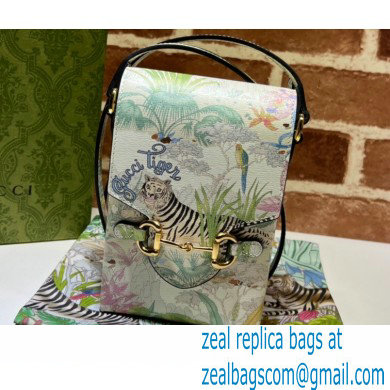 Gucci Horsebit 1955 Mini Bag 625615 Tiger Print