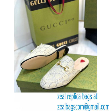 Gucci Horsebit Princetown Slippers GG Canvas Lame 2022