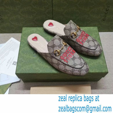 Gucci Horsebit Princetown Slippers GG Gucci Tiger Print 2022 - Click Image to Close