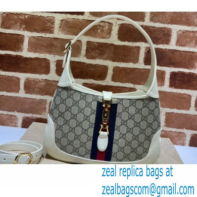 Gucci Jackie 1961 Small Hobo Bag 636706 GG Canvas White - Click Image to Close