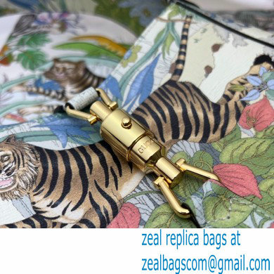 Gucci Jackie 1961 Small Hobo Bag 636709 Tiger Print