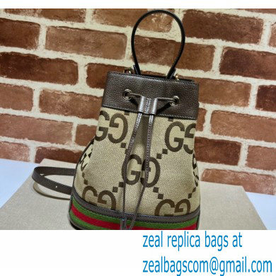 Gucci Jumbo GG Ophidia Web Small Bucket Bag 550621