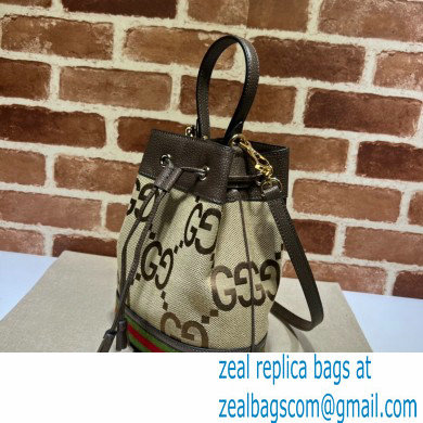 Gucci Jumbo GG Ophidia Web Small Bucket Bag 550621