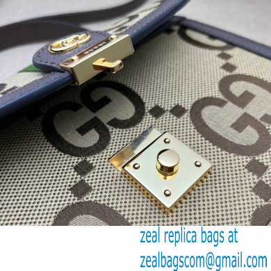 Gucci Jumbo GG Ophidia Web Top Handle Bag 651055 - Click Image to Close