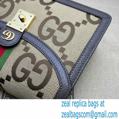 Gucci Jumbo GG Ophidia Web Top Handle Bag 651055