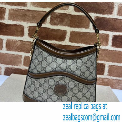 Gucci Large shoulder bag with Interlocking G 696011 GG Canvas Brown - Click Image to Close