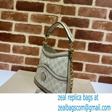 Gucci Large shoulder bag with Interlocking G 696011 GG Canvas Oatmeal