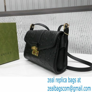 Gucci Medium GG Shoulder Bag 675778 leather Black