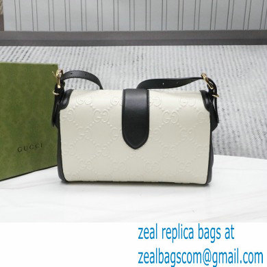 Gucci Medium GG Shoulder Bag 675778 leather White