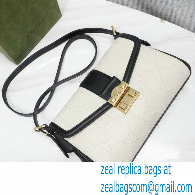 Gucci Medium GG Shoulder Bag 675778 leather White